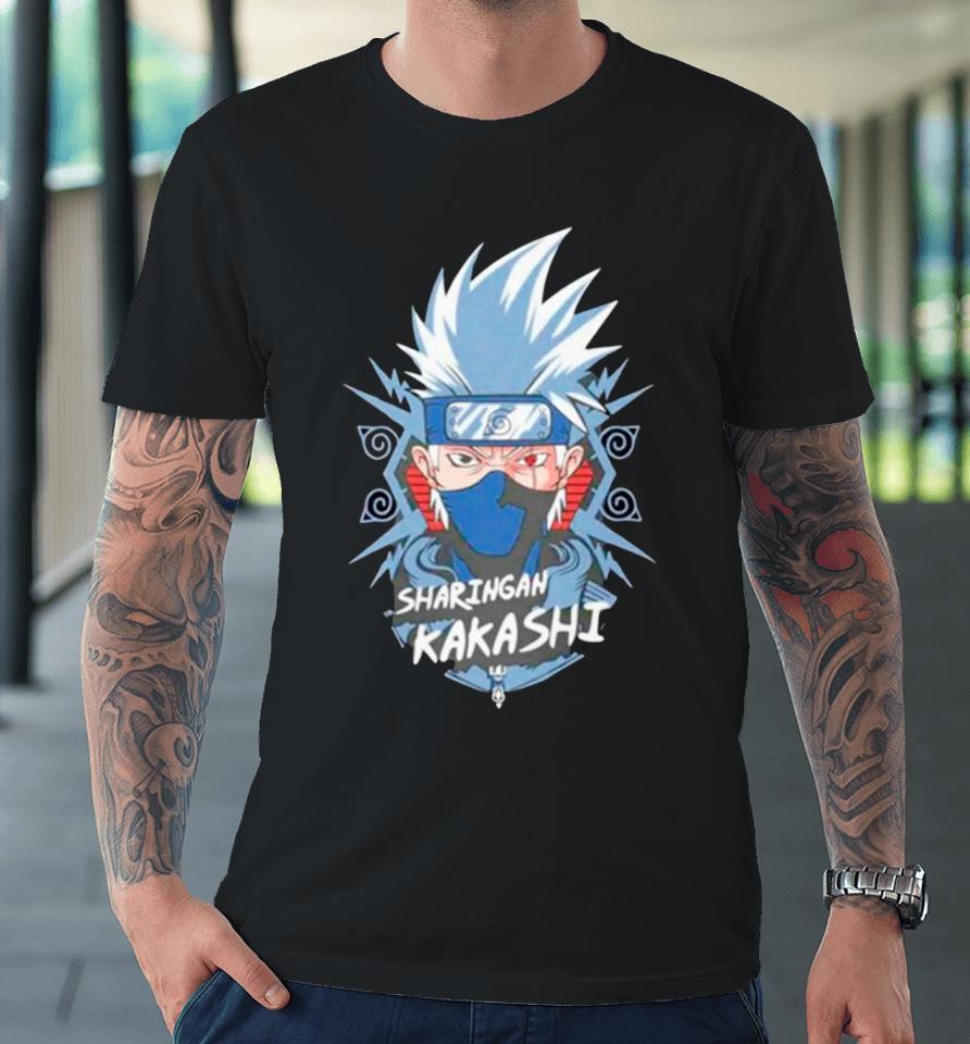 Naruto Sharingan Kakashi Anime Premium T-Shirt