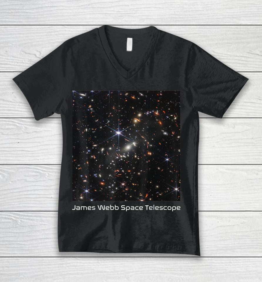 Nasa James Webb Space Telescope First Image Astronomy Unisex V-Neck T-Shirt