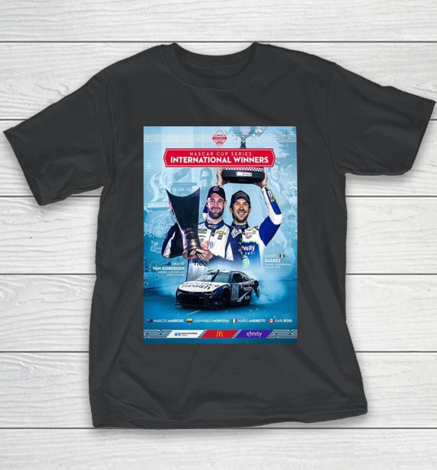 Nascar Chicago Street Race Weekend Are The Nascar Cup Series International Winners Youth T-Shirt