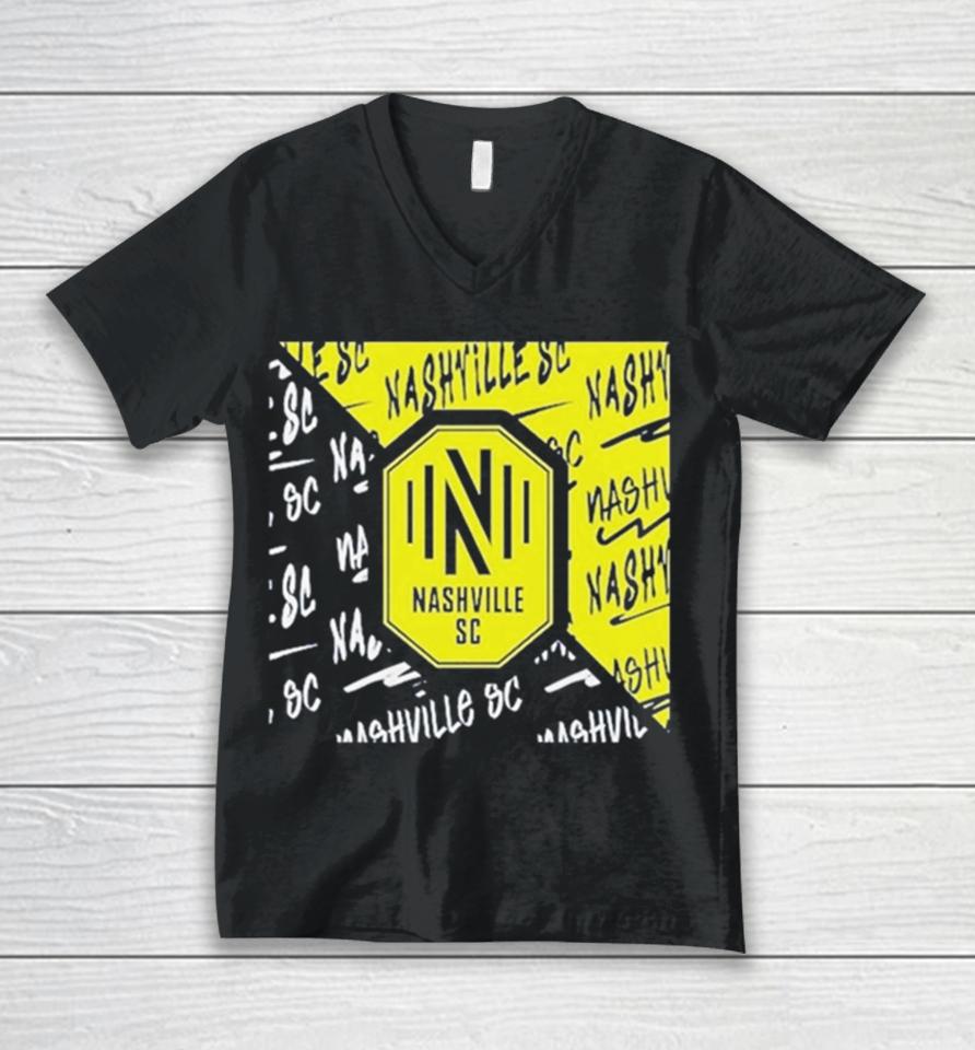 Nashville Sc Youth Divide Unisex V-Neck T-Shirt