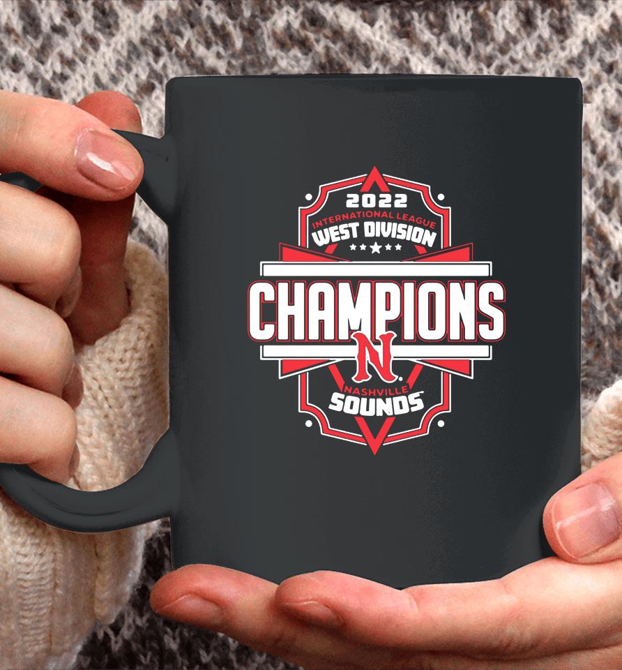 Nashville Sounds Delta 2022 International League West Division Champions Coffee Mug