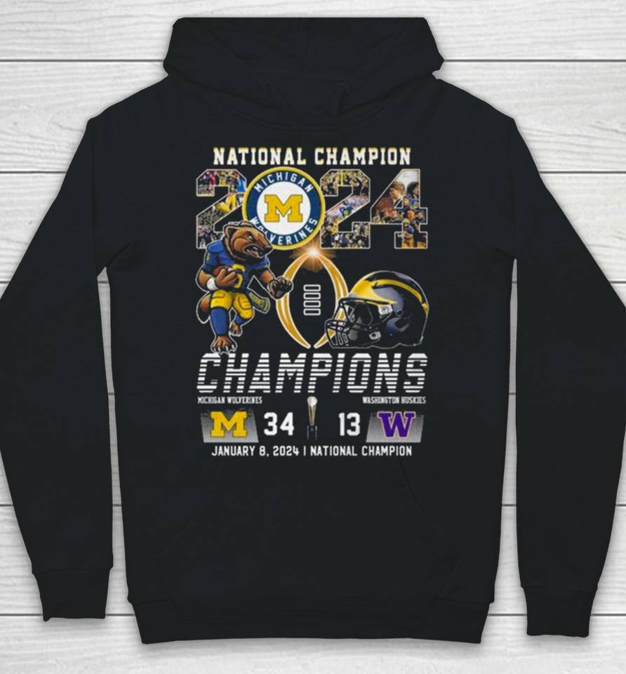 National Champion 2024 Michigan Wolverines Beat Washington Huskies Hoodie