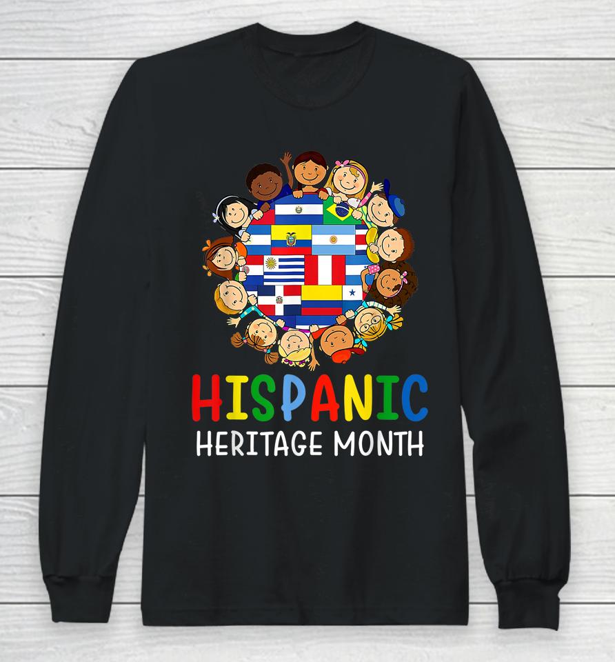 National Hispanic Heritage Month Celebration Long Sleeve T-Shirt