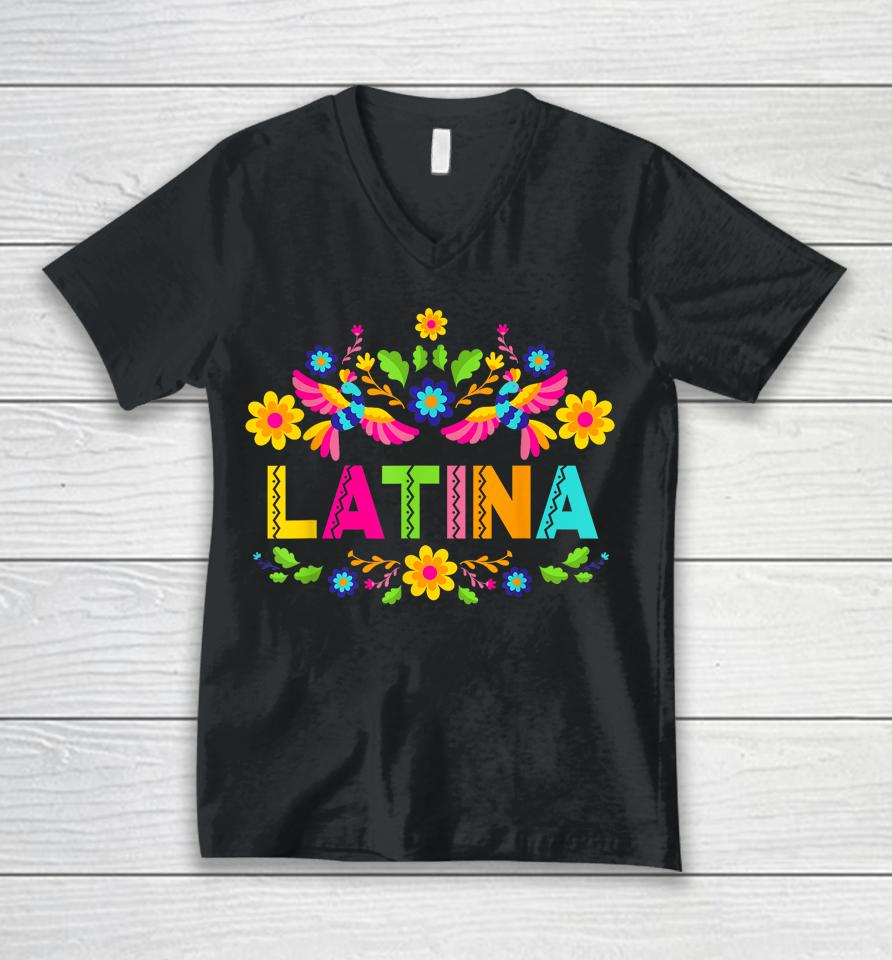National Hispanic Heritage Month For Women All Countries Unisex V-Neck T-Shirt