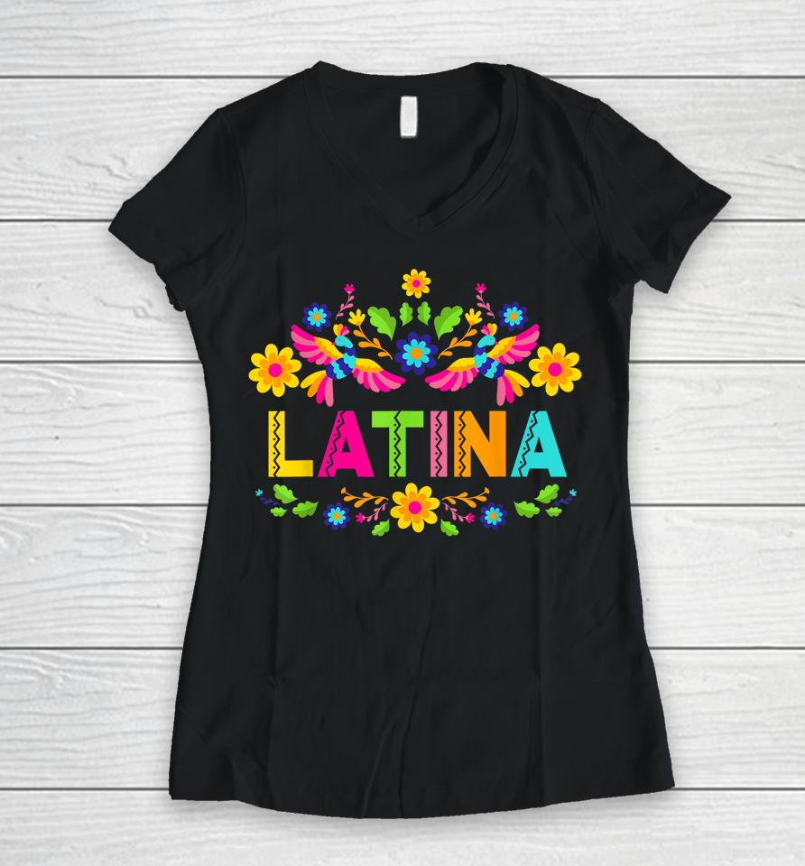 National Hispanic Heritage Month For Women All Countries Women V-Neck T-Shirt