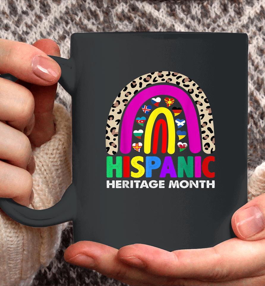 National Hispanic Heritage Month Rainbow All Countries Flags Coffee Mug