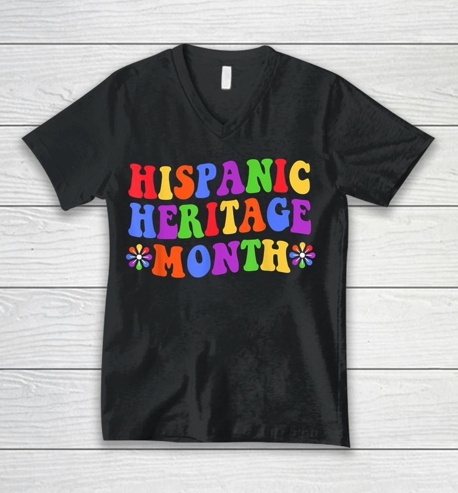 National Hispanic Heritage Month Unisex V-Neck T-Shirt