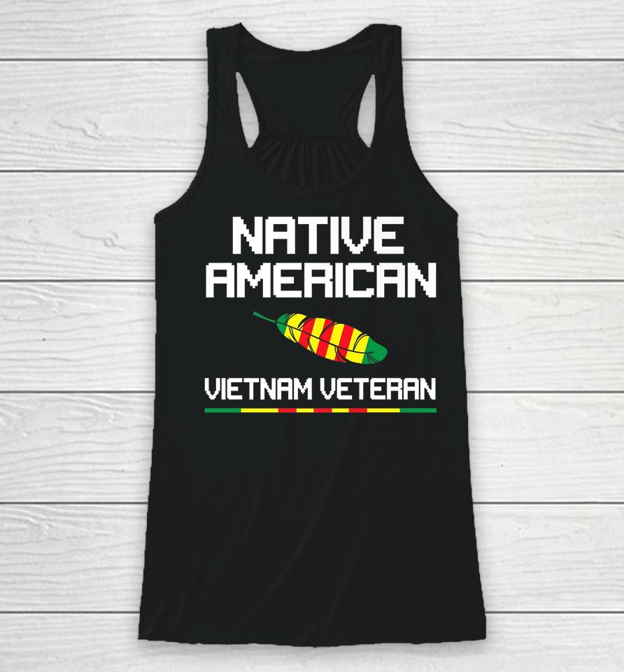 Native American Vietnam Veteran Racerback Tank