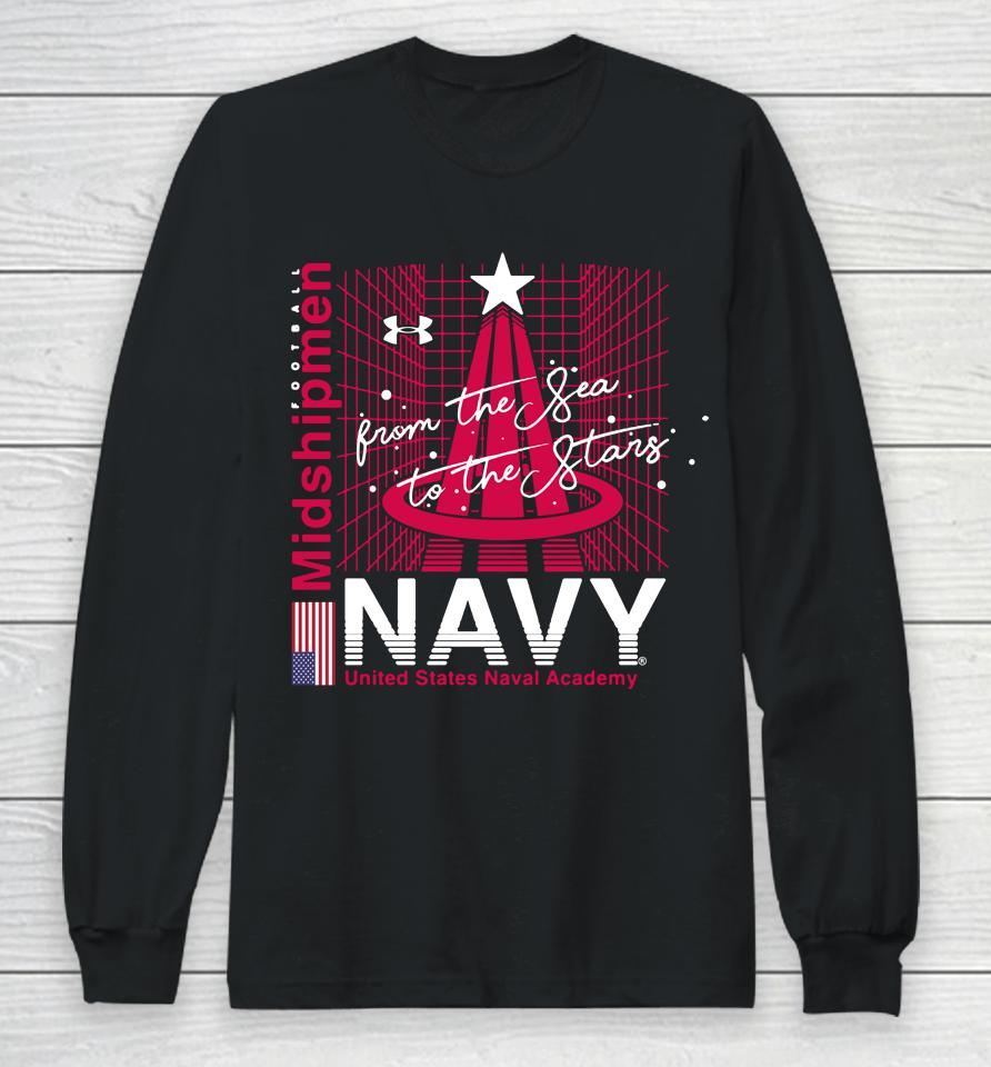 Navy Midshipmen 2022 Special Games Stars Long Sleeve T-Shirt