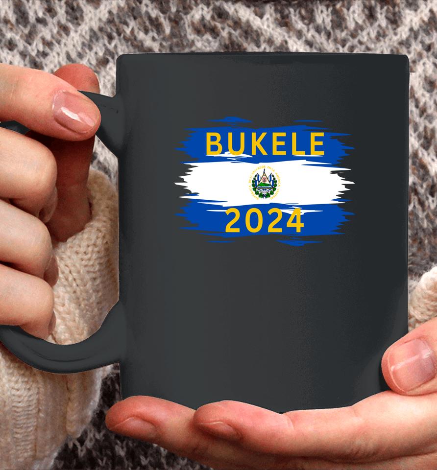 Nayib Bukele 2024 Presidente De El Salvador Flag Coffee Mug