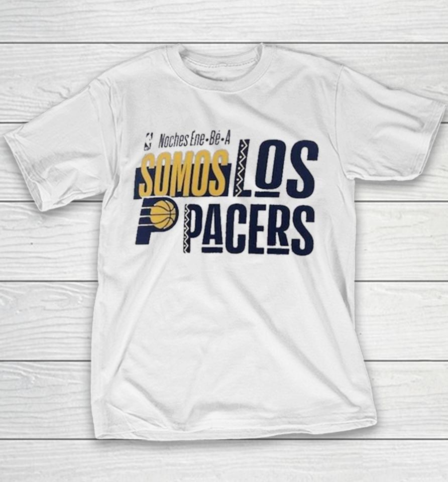 Nba Noches Ene Be A Training 2024 Indiana Pacers Somos Los Pacers Youth T-Shirt