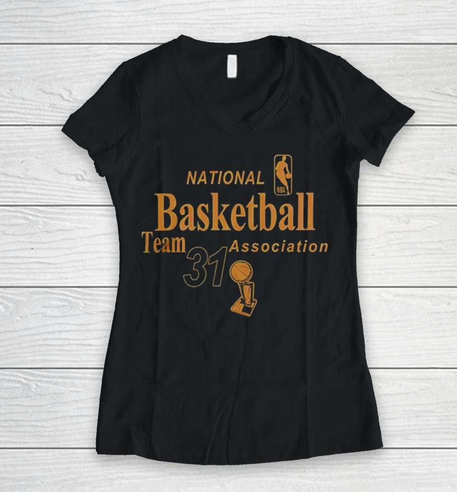 Nba Team 31 Assocition Women V-Neck T-Shirt