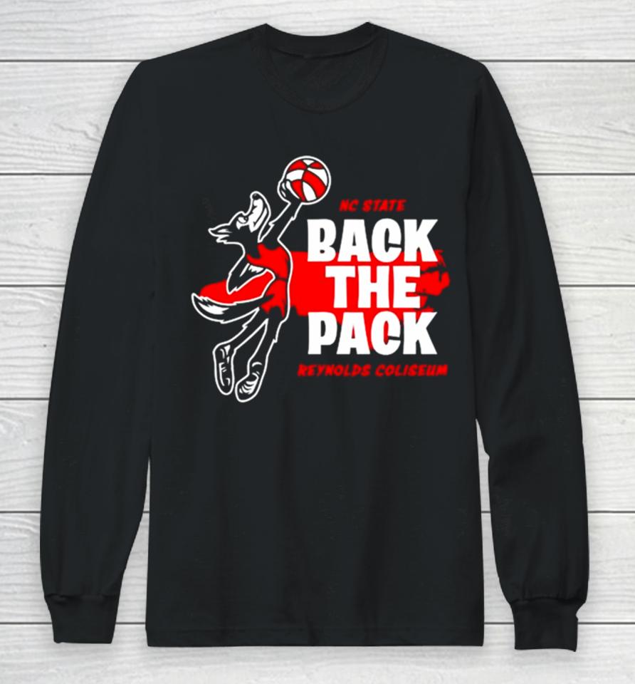 Nc State Back The Pack Basketball Ncaa Long Sleeve T-Shirt