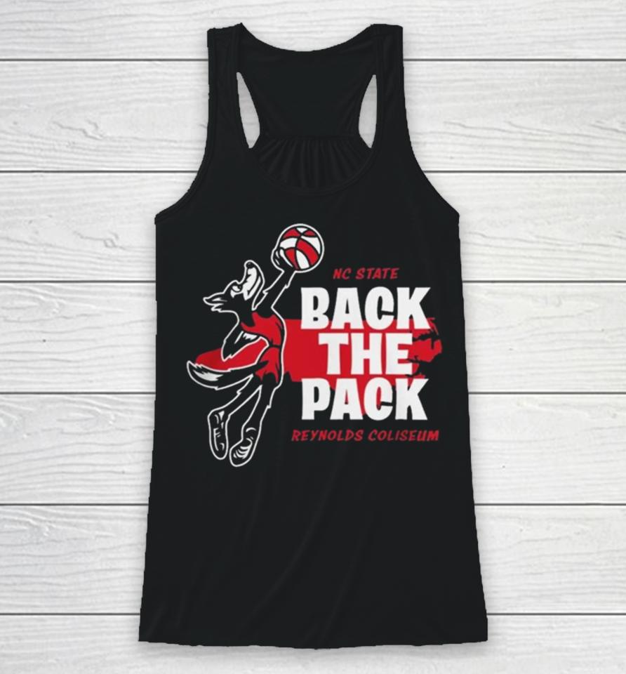 Nc State Basketball Back The Pack Racerback Tank
