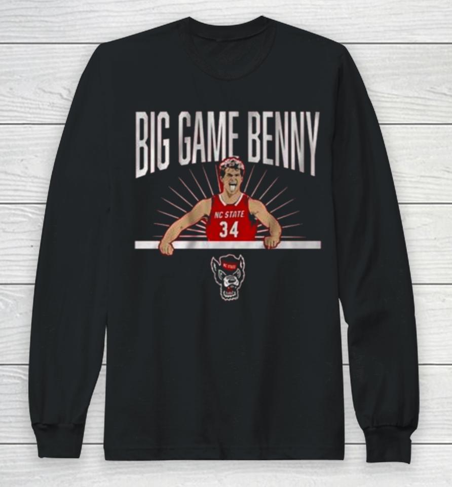 Nc State Basketball Ben Middlebrooks Big Game Benny Long Sleeve T-Shirt