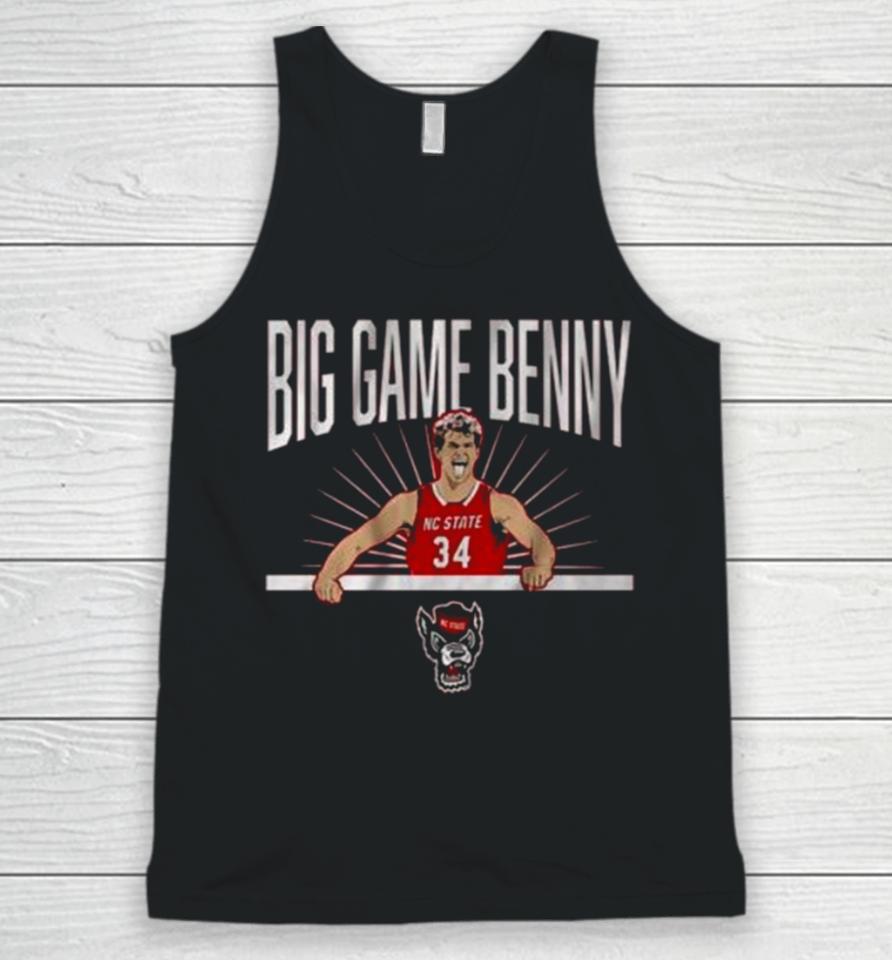 Nc State Basketball Ben Middlebrooks Big Game Benny Unisex Tank Top