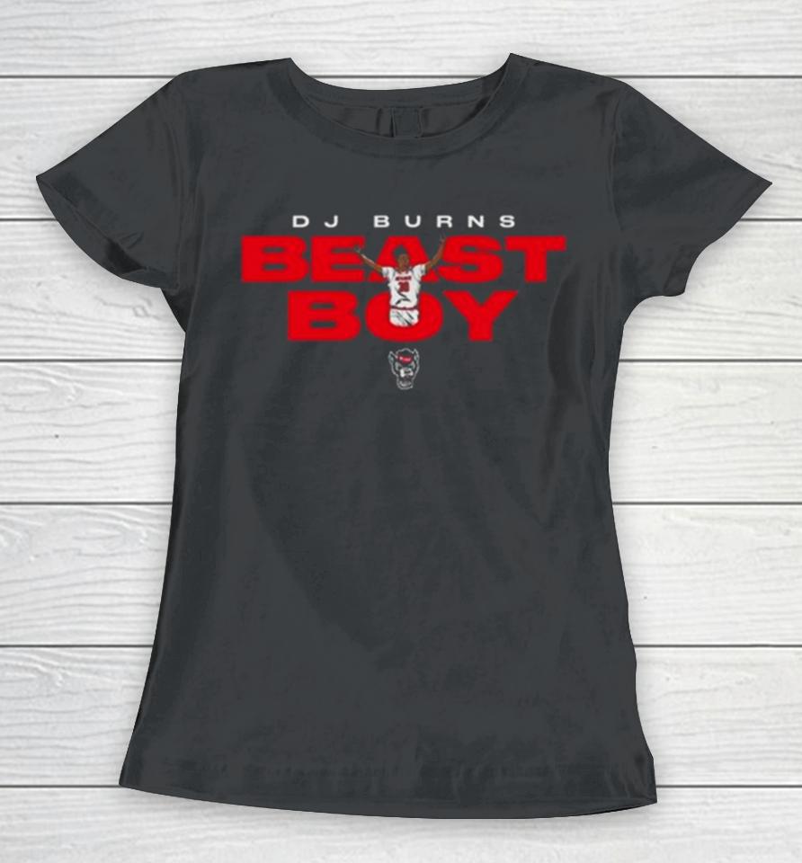 Nc State Basketball Dj Burns Beast Boy 2024 Women T-Shirt