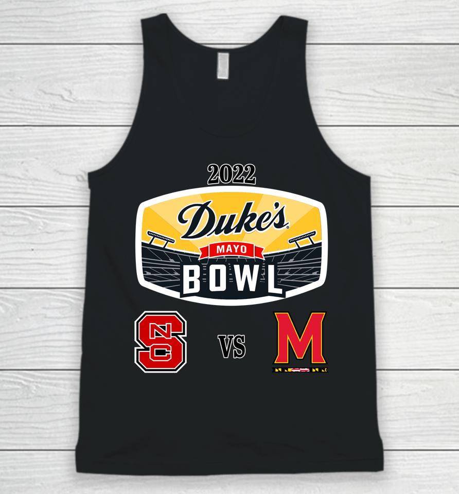 Nc State Vs Maryland Duke's Mayo Bowl Matchup Logo Unisex Tank Top