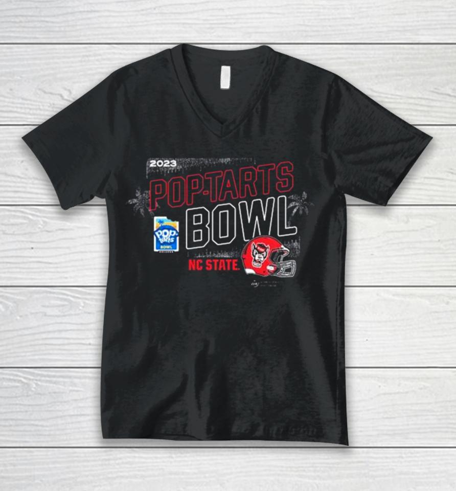 Nc State Wolfpack 2023 Pop Tarts Bowl Unisex V-Neck T-Shirt