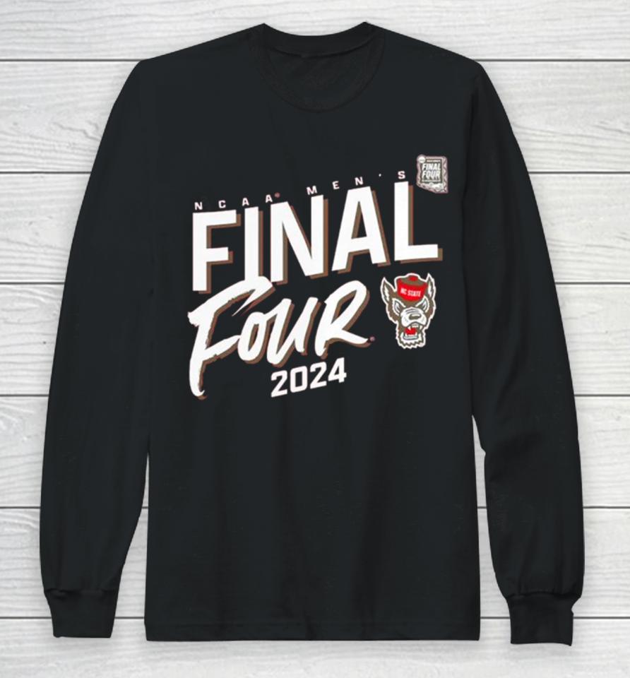 Nc State Wolfpack 2024 Ncaa Men’s Basketball Tournament March Madness Final Four Elite Pursuit Long Sleeve T-Shirt