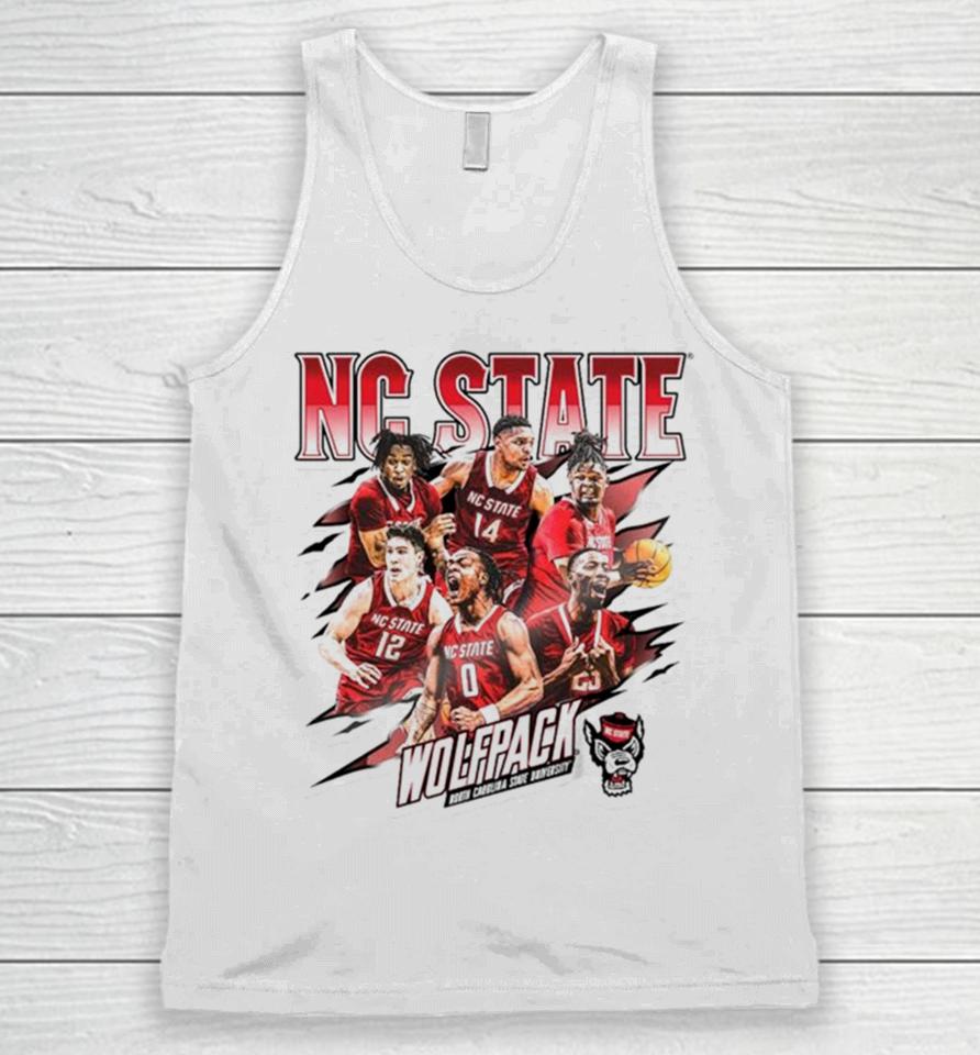 Nc State Wolfpack 2024 Ncaa Men’s Basketball Tournament Official 2023 – 2024 Post Season Unisex Tank Top