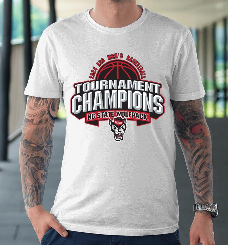 Nc State Wolfpack Acc Basketball 2024 Champions Premium T-Shirt