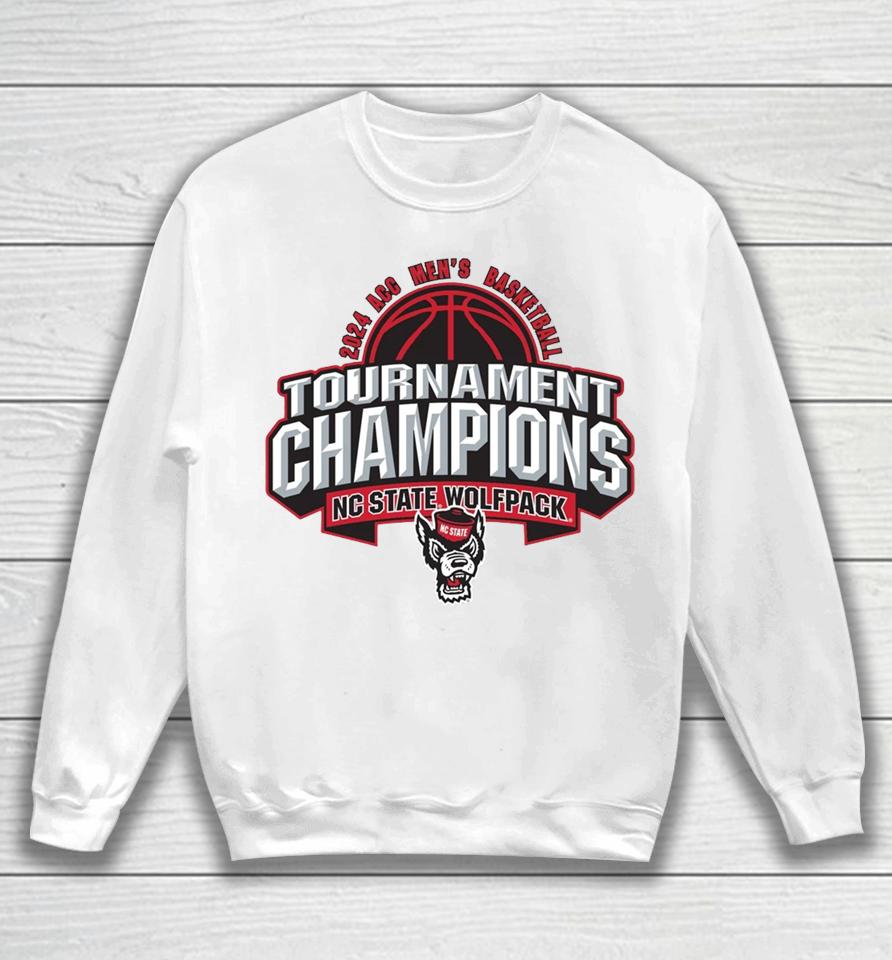 Nc State Wolfpack Acc Basketball 2024 Champions Sweatshirt