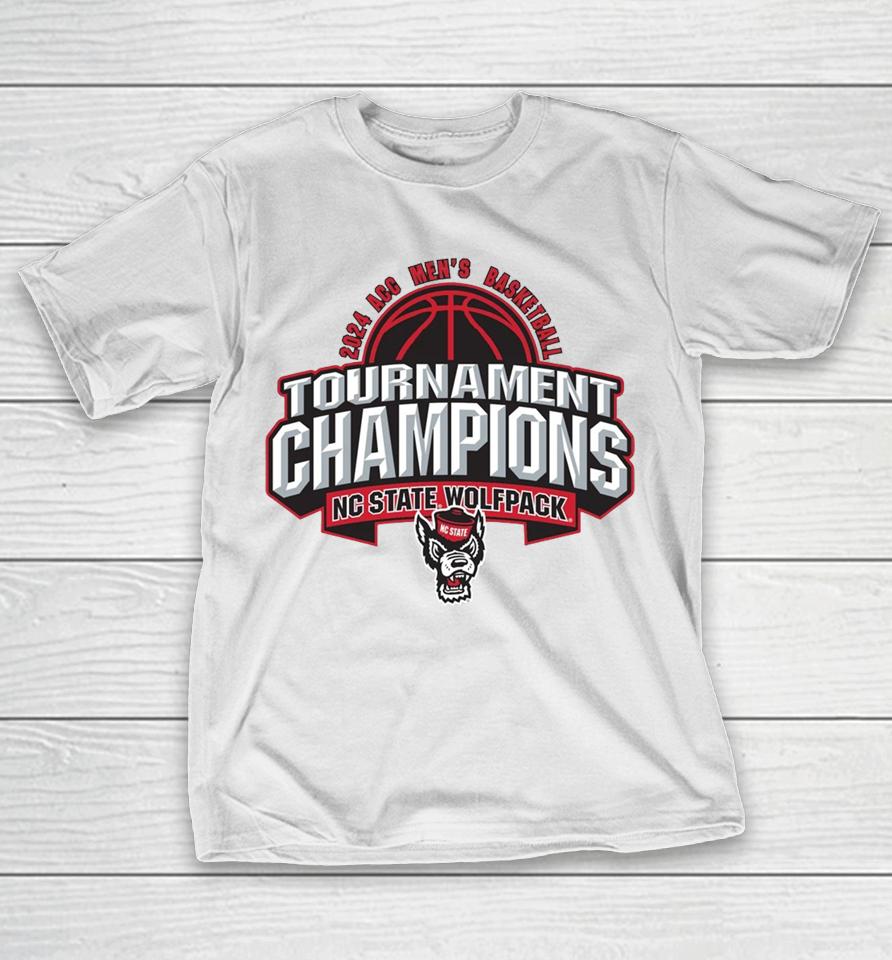 Nc State Wolfpack Acc Basketball 2024 Champions T-Shirt