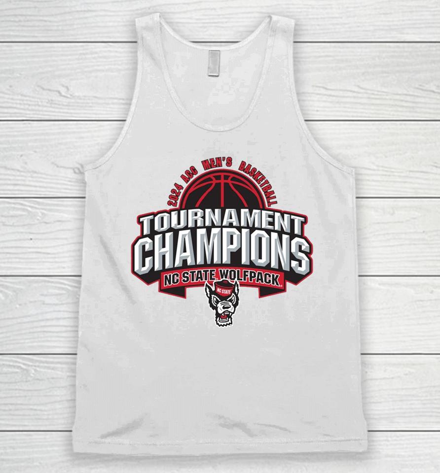 Nc State Wolfpack Acc Basketball 2024 Champions Unisex Tank Top