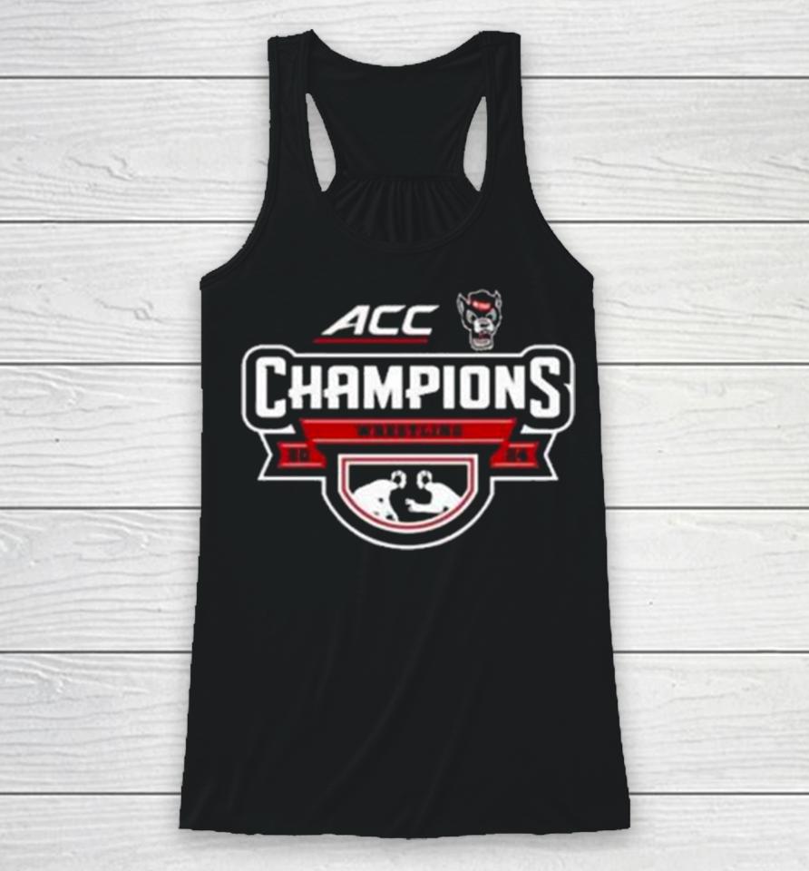 Nc State Wolfpack Acc Wrestling 2024 Champions Racerback Tank