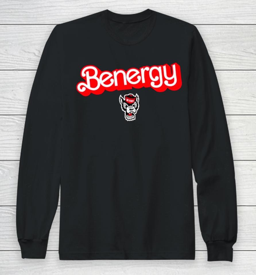 Nc State Wolfpack Ben Middlebrooks Benergy Long Sleeve T-Shirt