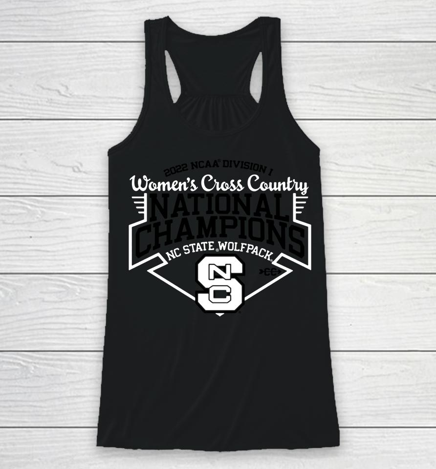 Nc State Wolfpack Ncaa Division Women's Cross Country National Champions 2022 Racerback Tank