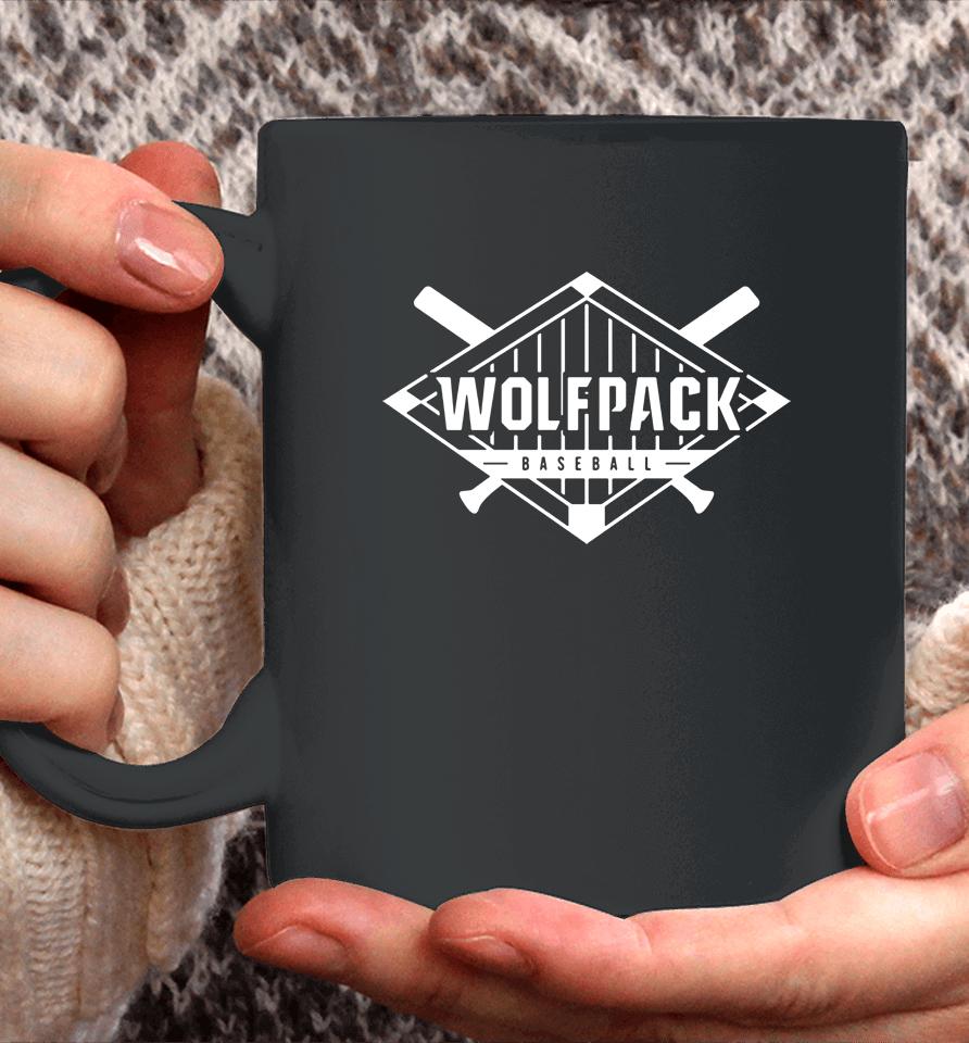 Nc State Wolfpack Red Blend Baseball Diamond Coffee Mug