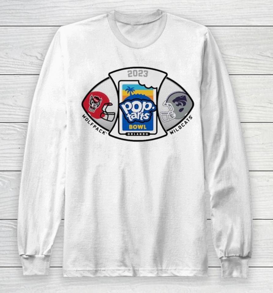 Nc State Wolfpack Vs K State Wildcats 2023 Pop Tarts Bowl Long Sleeve T-Shirt