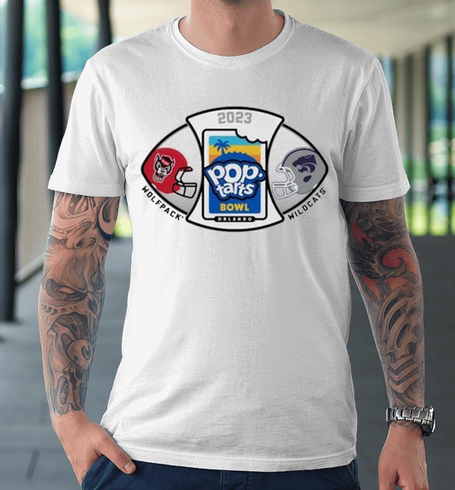 Nc State Wolfpack Vs K State Wildcats 2023 Pop Tarts Bowl Premium T-Shirt