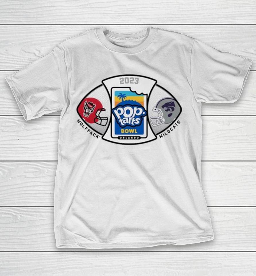 Nc State Wolfpack Vs K State Wildcats 2023 Pop Tarts Bowl T-Shirt