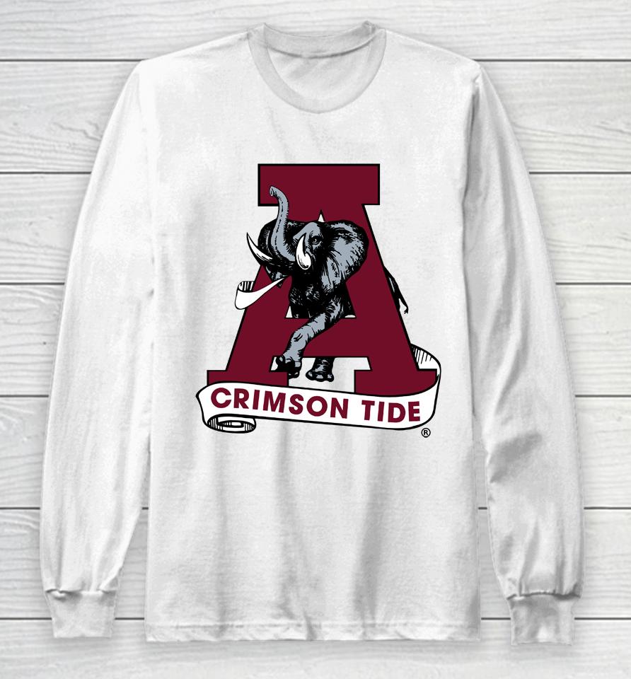 Ncaa 2022 Crimson Alabama Crimson Tide Team Vault Logo Long Sleeve T-Shirt