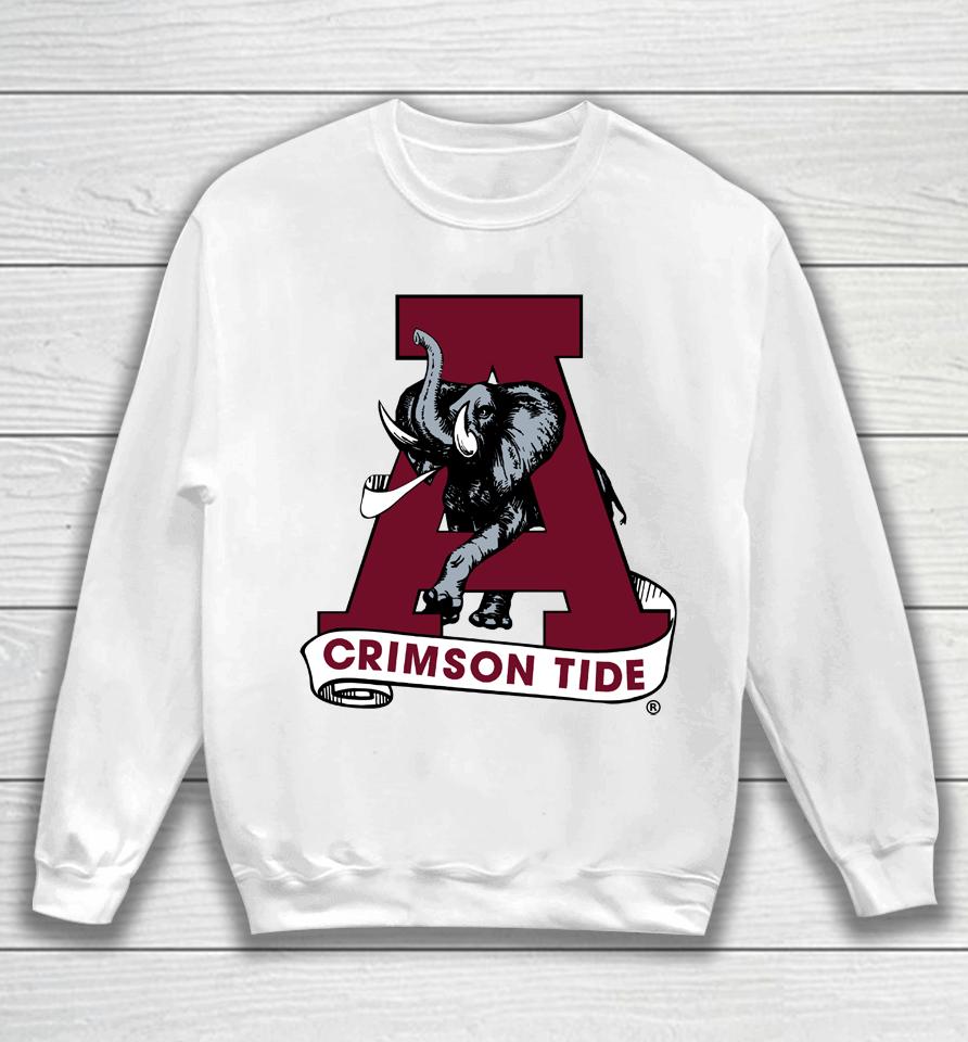 Ncaa 2022 Crimson Alabama Crimson Tide Team Vault Logo Sweatshirt
