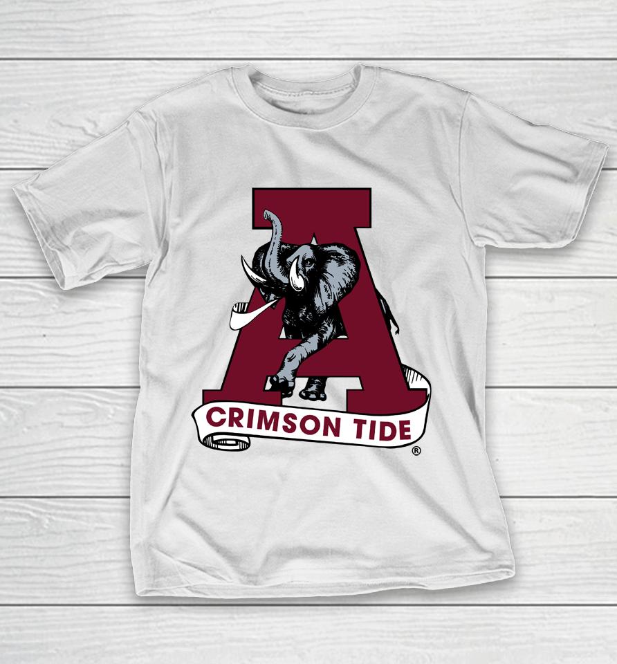 Ncaa 2022 Crimson Alabama Crimson Tide Team Vault Logo T-Shirt