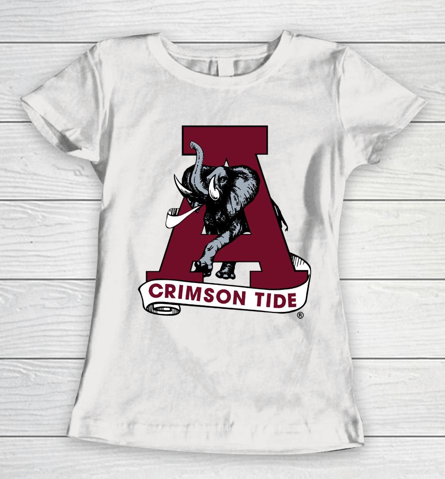 Ncaa 2022 Crimson Alabama Crimson Tide Team Vault Logo Women T-Shirt
