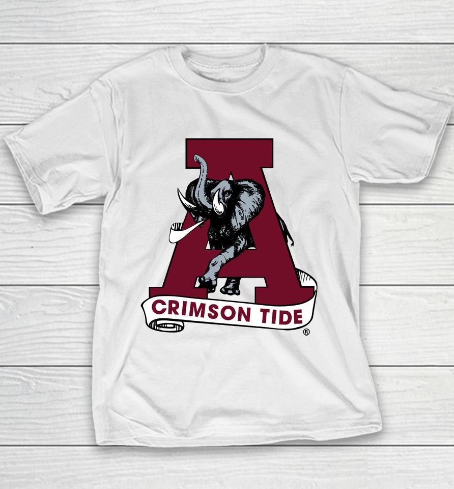 Ncaa 2022 Crimson Alabama Crimson Tide Team Vault Logo Youth T-Shirt