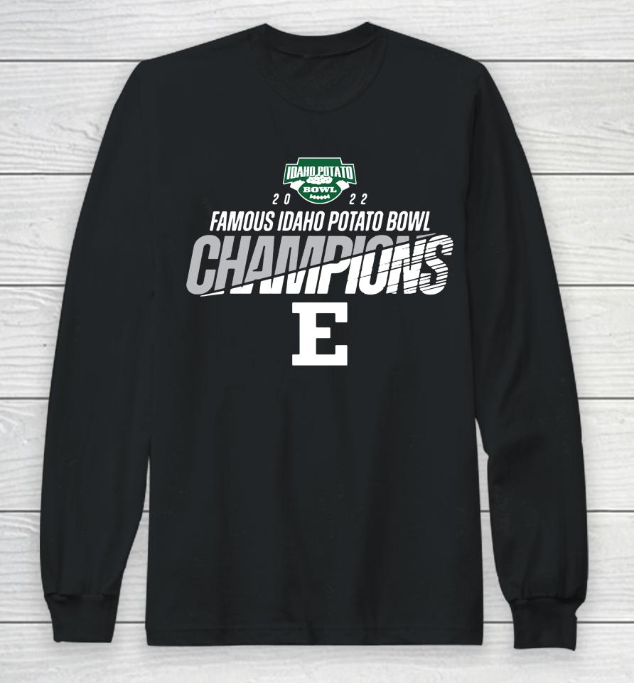 Ncaa 2022 Potato Bowl Eastern Michigan Champions Green Long Sleeve T-Shirt