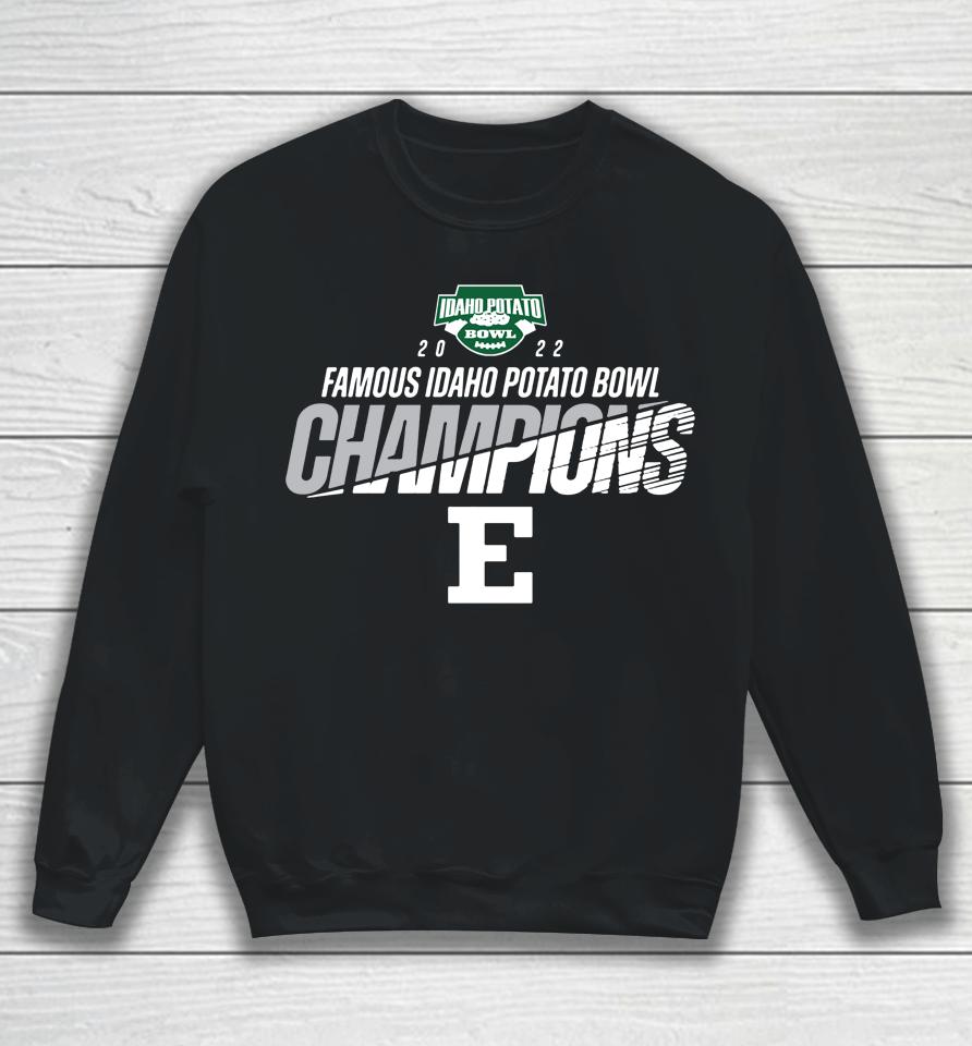 Ncaa 2022 Potato Bowl Eastern Michigan Champions Green Sweatshirt