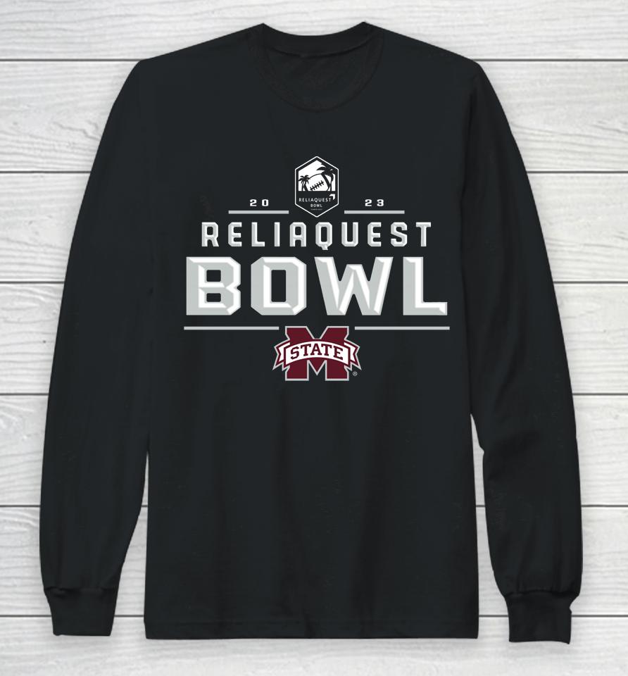 Ncaa 2022 Reliaquest Bowl Miss State Tonal Red Long Sleeve T-Shirt