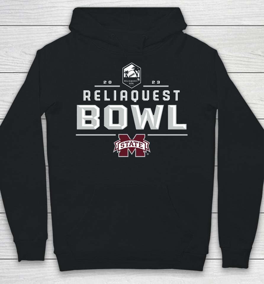 Ncaa 2022 Reliaquest Bowl Miss State Tonal Red Hoodie