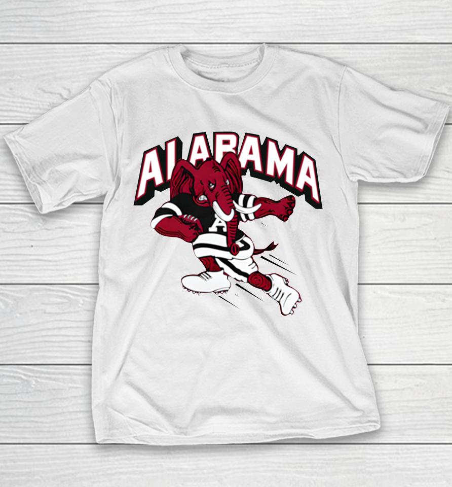 Ncaa 2022 Retro Alabama Football Grey Youth T-Shirt