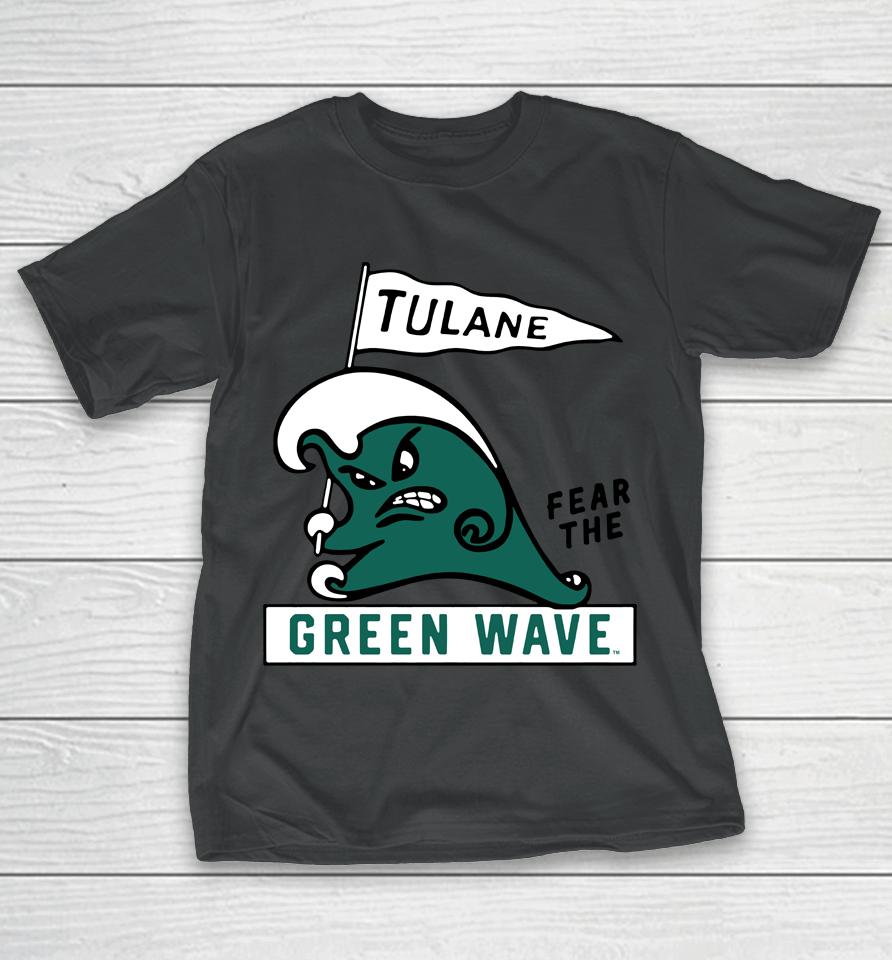 Ncaa 2022 Tulane Green Wave Fear The Green Wave T-Shirt