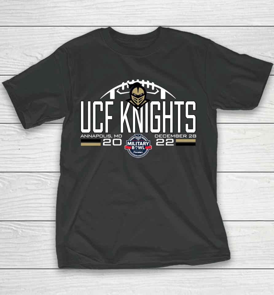 Ncaa 2022 Ucf Knights Military Bowl  Military Bowl Merch Youth T-Shirt