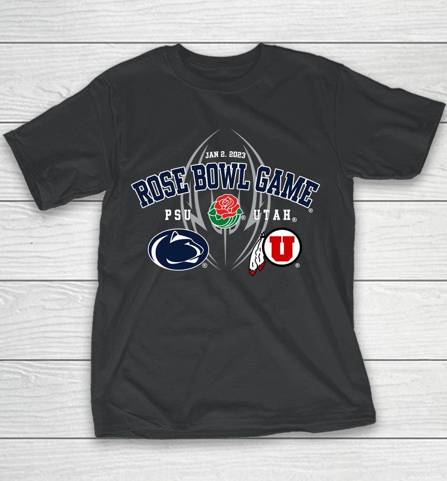 Ncaa 2023 Penn State Rose Bowl Game Dueling Teams Youth T-Shirt