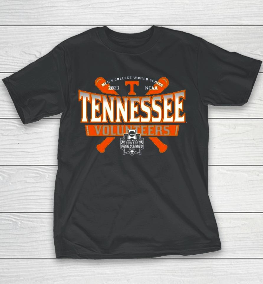 Ncaa 2023 Tennessee Volunteers Men’s College World Series Youth T-Shirt